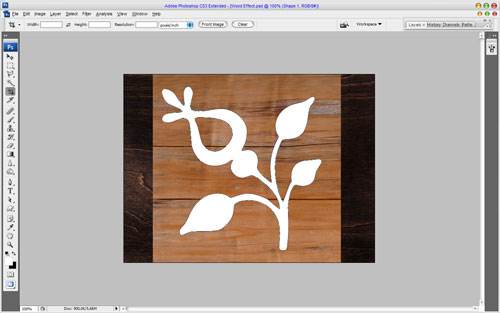 Realistic View Wooden Applique image 6