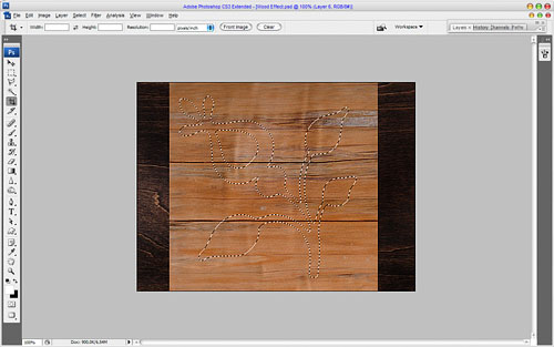 Realistic View Wooden Applique image 7
