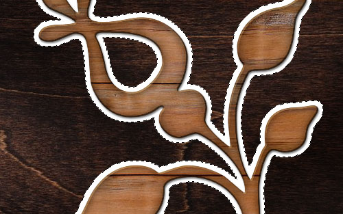 Realistic View Wooden Applique image 13