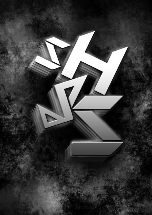 Design an Awesome Geometric Shaped Typography with Grungy Background in Photoshop image 14
