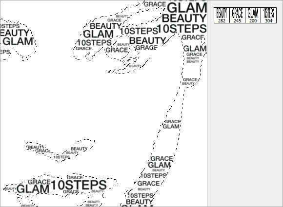 Make yourself an Amazing Typographic Portrait  image 8