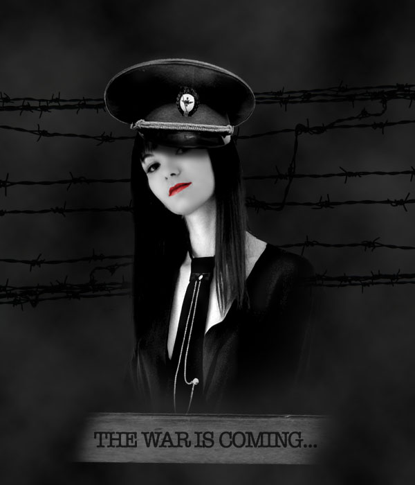Design a Bold and Sleek War-Themed Poster image 17