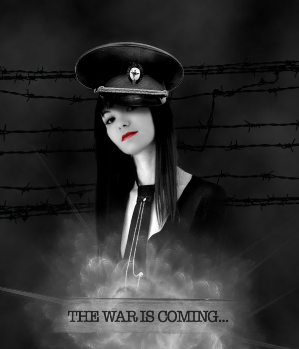 Design a Bold and Sleek War-Themed Poster image 18