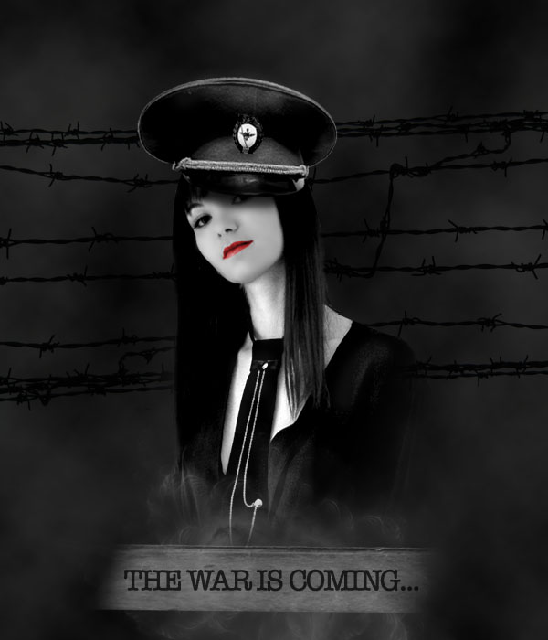 Design a Bold and Sleek War-Themed Poster image 20
