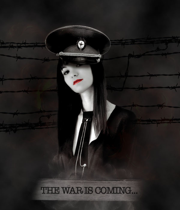Design a Bold and Sleek War-Themed Poster image 22