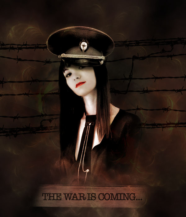 Design a Bold and Sleek War-Themed Poster image 23