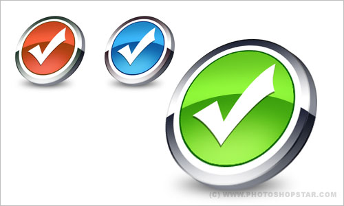 Stylish Icons for Website or Multimedia Presentation Tutorial: Final Result