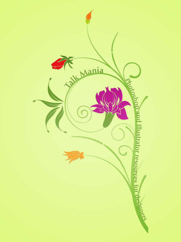 Create a beautiful green poster with Vectors! image 5