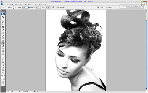 Creating Drawing Effect on the Photo image 3