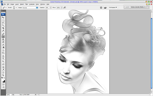 Creating Drawing Effect on the Photo image 11