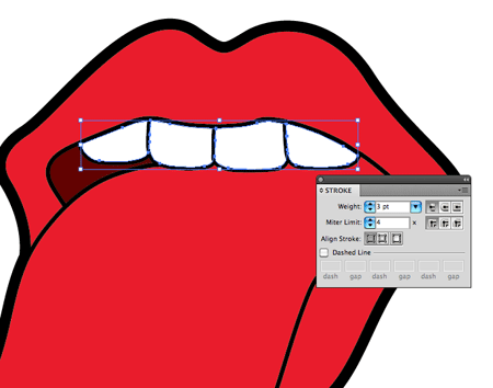 Create a Rolling Stones Inspired Tongue Illustration image 12