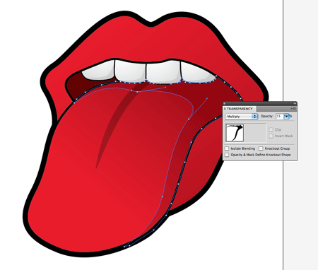 Create a Rolling Stones Inspired Tongue Illustration image 19