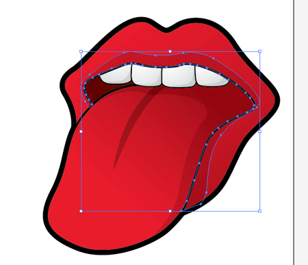 Create a Rolling Stones Inspired Tongue Illustration image 20