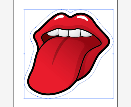 Create a Rolling Stones Inspired Tongue Illustration image 23