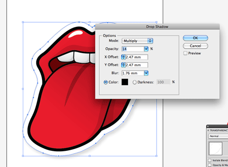 Create a Rolling Stones Inspired Tongue Illustration image 24