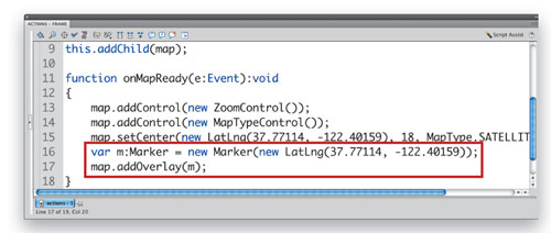 Integrate Google Maps into Flash CS4 image 11