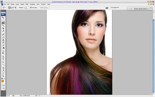 Professional Hair Processing in Photoshop image 12