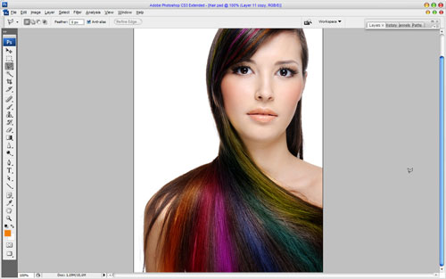 Professional Hair Processing in Photoshop image 13