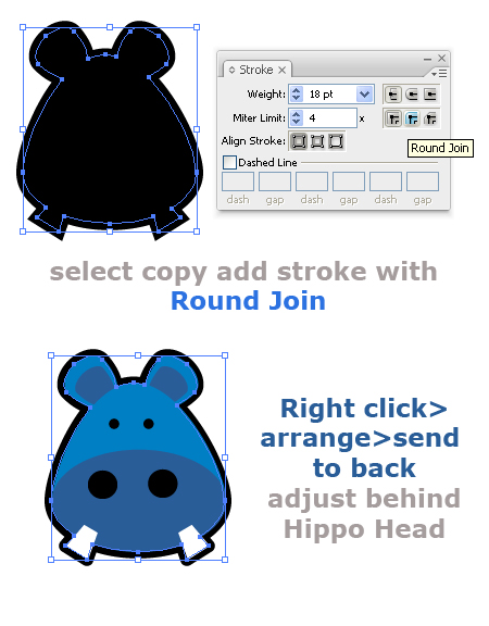 How to Create a Cute Hippo Character! image 7