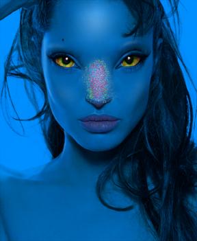 Angelina Jolie as a Na'vi from Avatar Movie 7