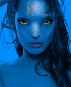 Angelina Jolie as a Na'vi from Avatar Movie 8