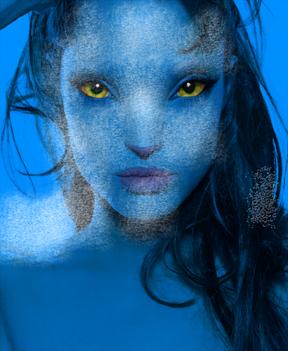 Angelina Jolie as a Na'vi from Avatar Movie 9