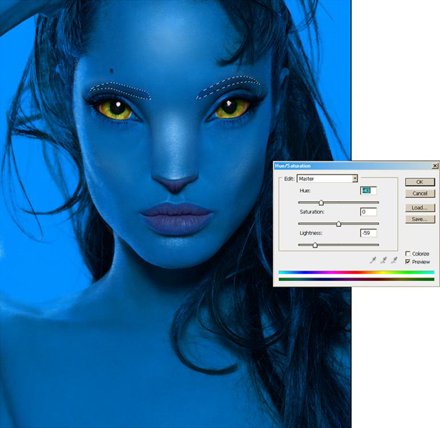 Angelina Jolie as a Na'vi from Avatar Movie 23