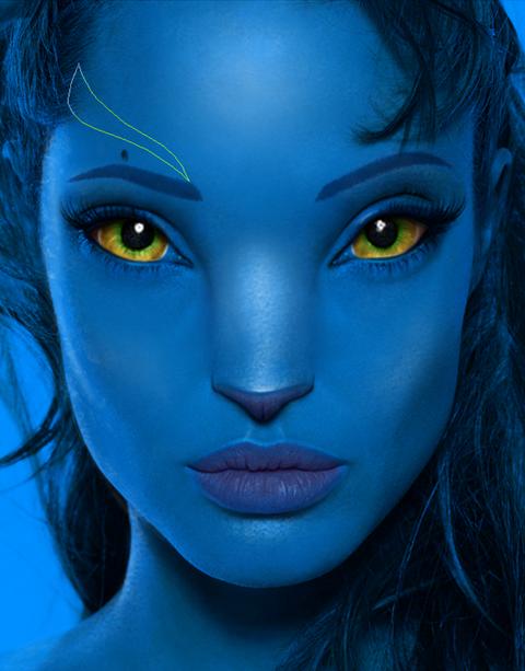 Angelina Jolie as a Na'vi from Avatar Movie 36