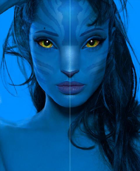 Angelina Jolie as a Na'vi from Avatar Movie 48