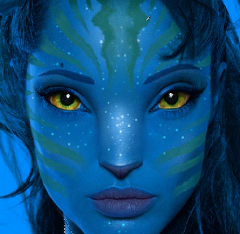 Angelina Jolie as a Na'vi from Avatar Movie 63