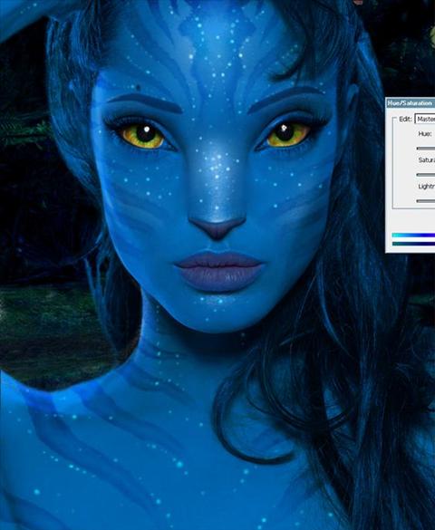 Angelina Jolie as a Na'vi from Avatar Movie 15