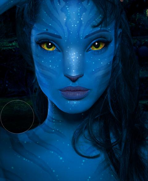 Angelina Jolie as a Na'vi from Avatar Movie 20