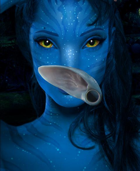 Angelina Jolie as a Na'vi from Avatar Movie 26