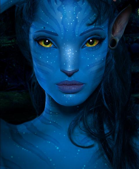 Angelina Jolie as a Na'vi from Avatar Movie 35