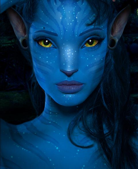 Angelina Jolie as a Na'vi from Avatar Movie 36