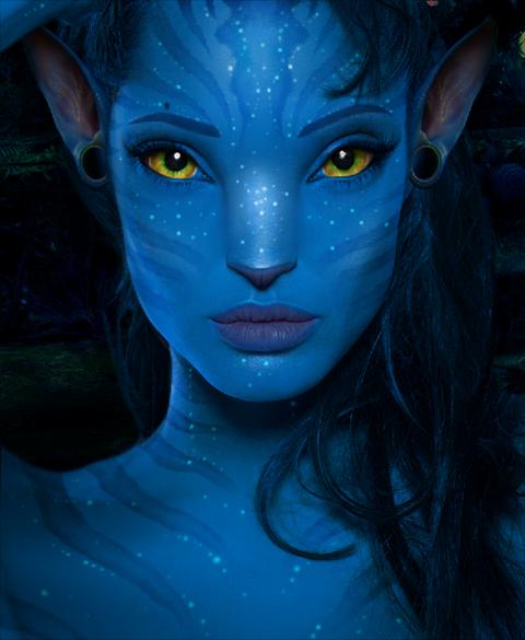 Angelina Jolie as a Na'vi from Avatar Movie 38