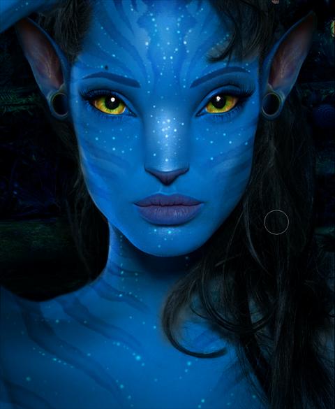 Angelina Jolie as a Na'vi from Avatar Movie 44