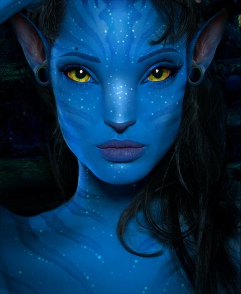 Angelina Jolie as a Na'vi from Avatar Movie 46