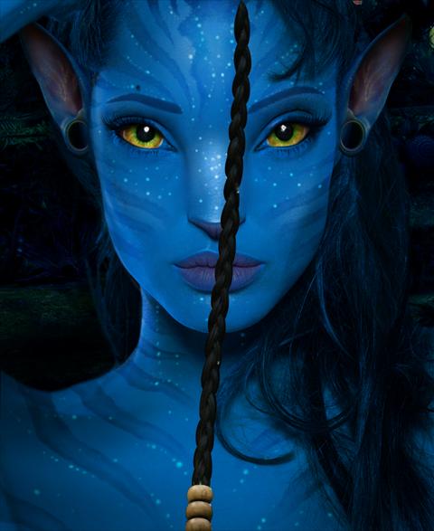 Angelina Jolie as a Na'vi from Avatar Movie 50