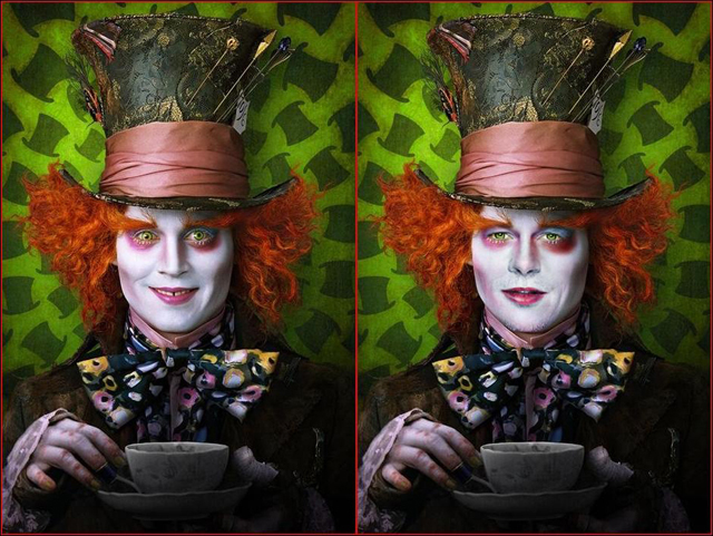 Brad Pitt as a Mad Hatter - Photo Manipulation