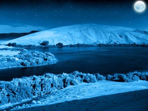 Converting a daytime image into a night scene