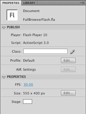 Full browser flash