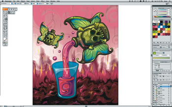 Master painting in Illustrator