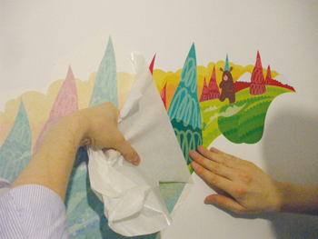 Design for vinyl wall stickers