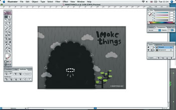 Design self-promotional postcards