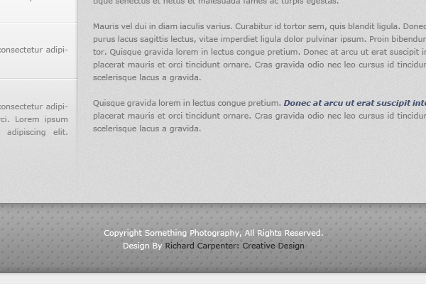 Learn To Create A Photography Style Web Layout
