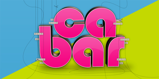 Create Glossy 3D Text using Xara 3D & Photoshop
