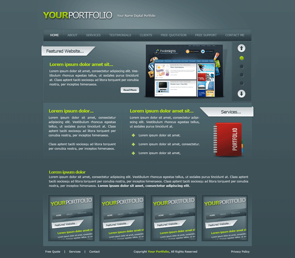 Portfolio Layout