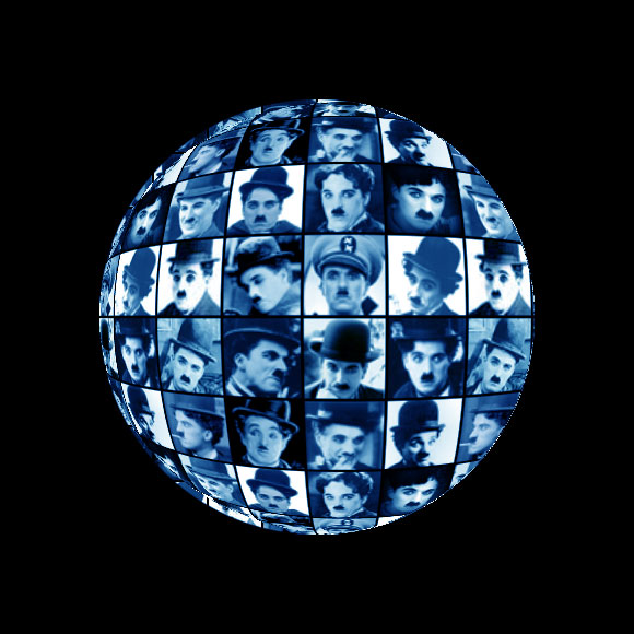 Create a party ball style photo-manipulation
