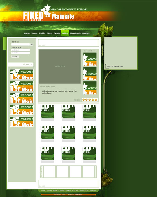 How To Create a Green Grunge Web Layout
